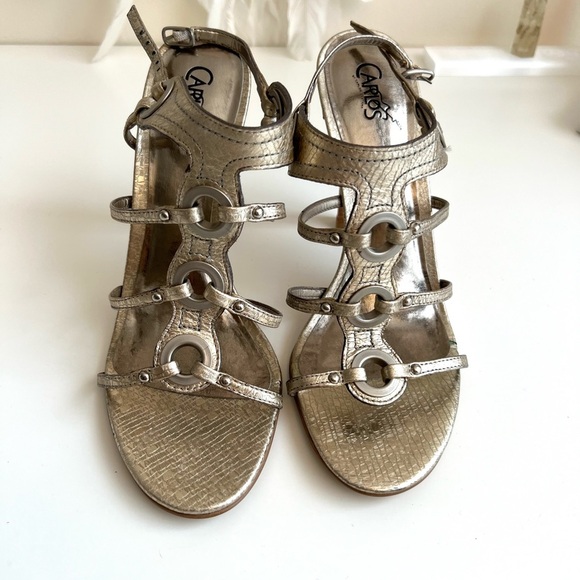 Carlos Santana Gold Gladiator Battle Sandals - Picture 4 of 8